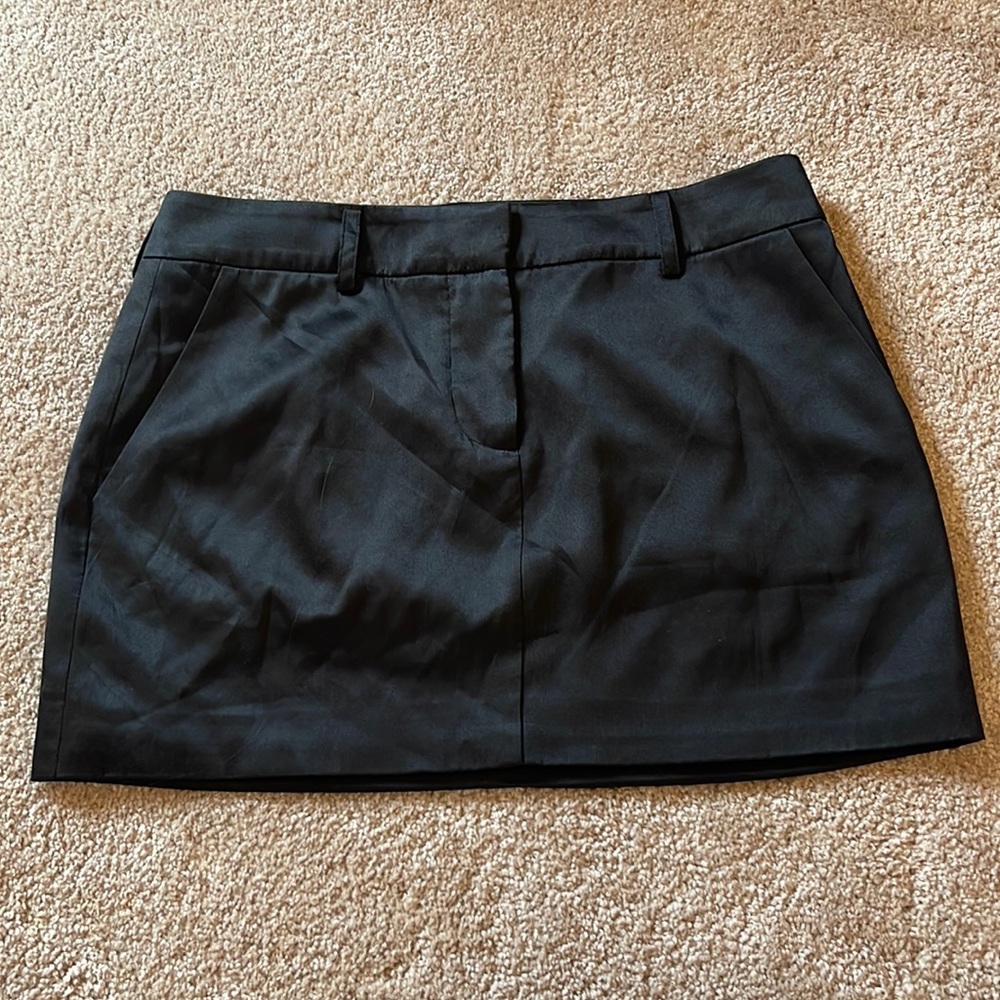 Amanda Uprichard Black Mini Skirt